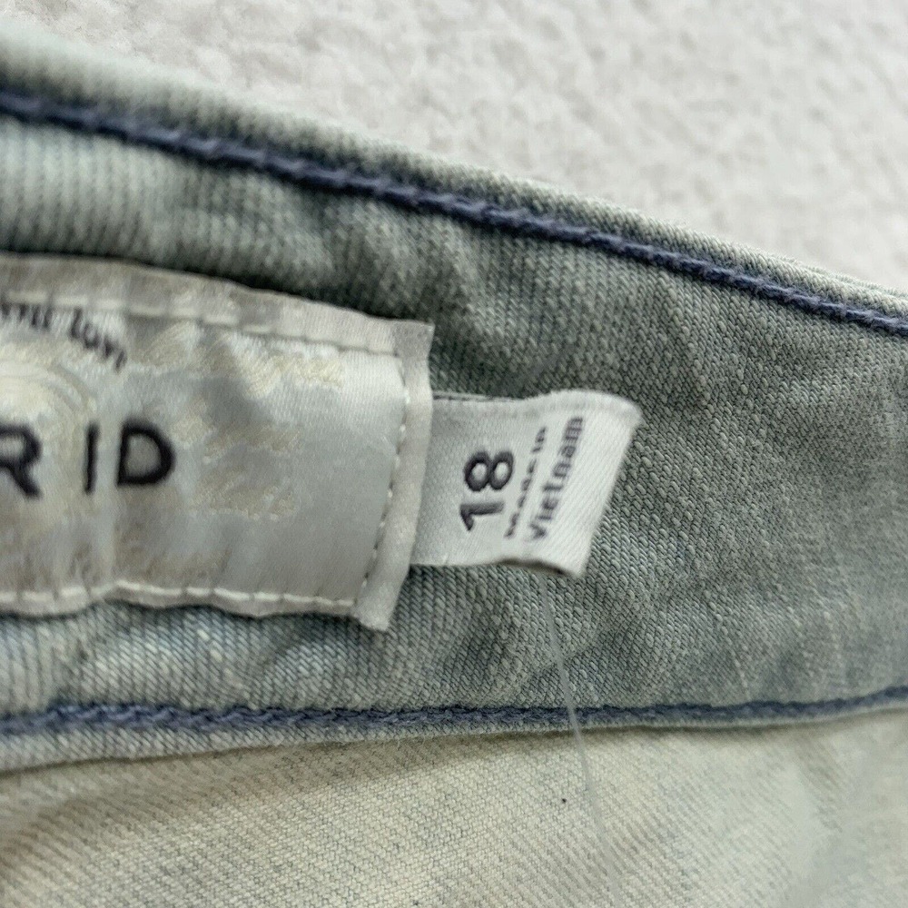 Torrid Sophia Skinny Jeans Plus Size 18 38x31 Bleached Denim Tapered Stretch - Picture 16 of 16